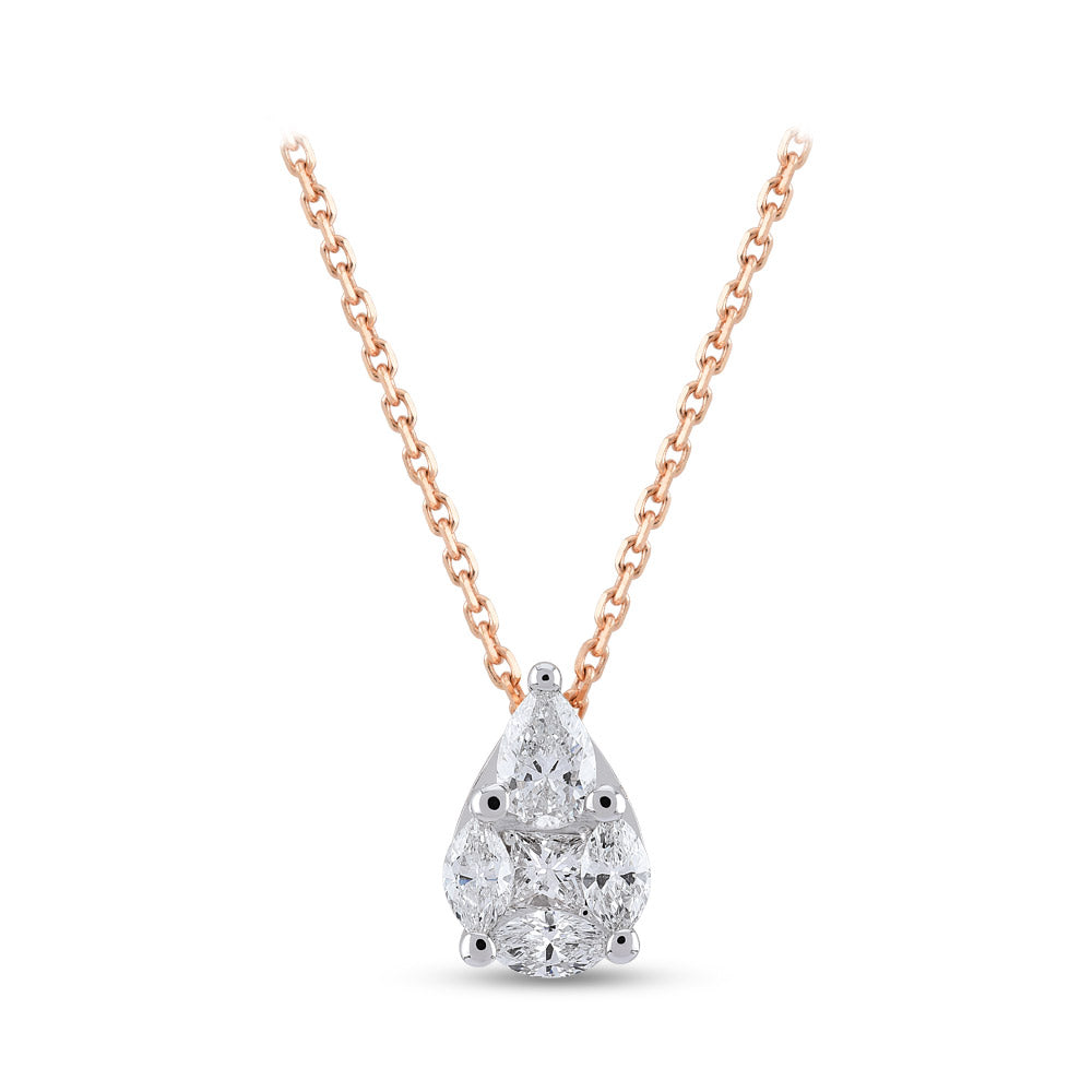 0.44 ct. Design Diamant Halskette