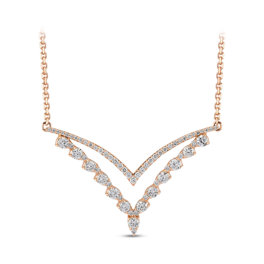0.86 ct. Design Diamond Necklace