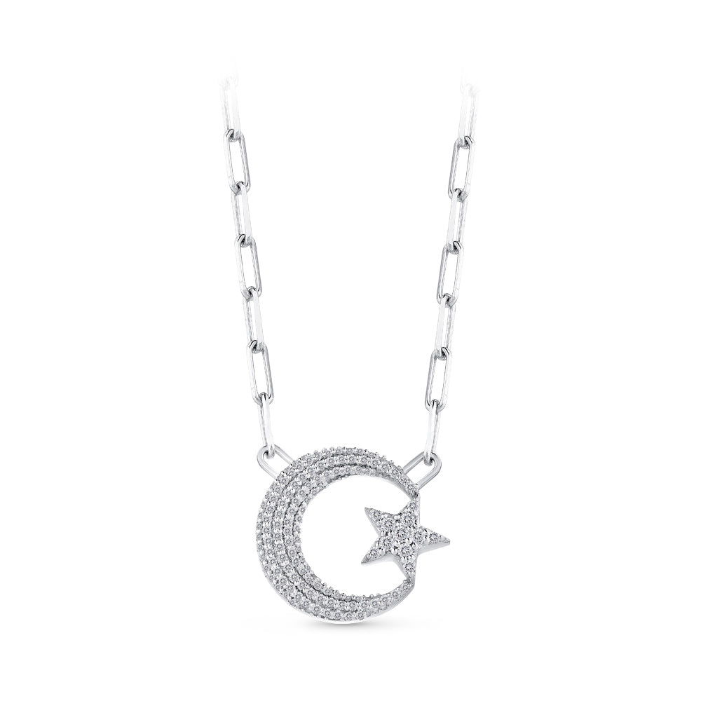 0.34 ct. Design Diamond Necklace