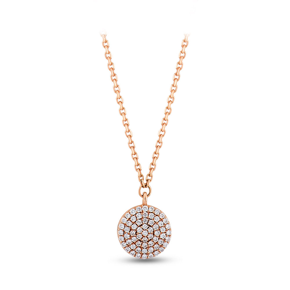 0.12 ct. Design Anhänger mit Halskette