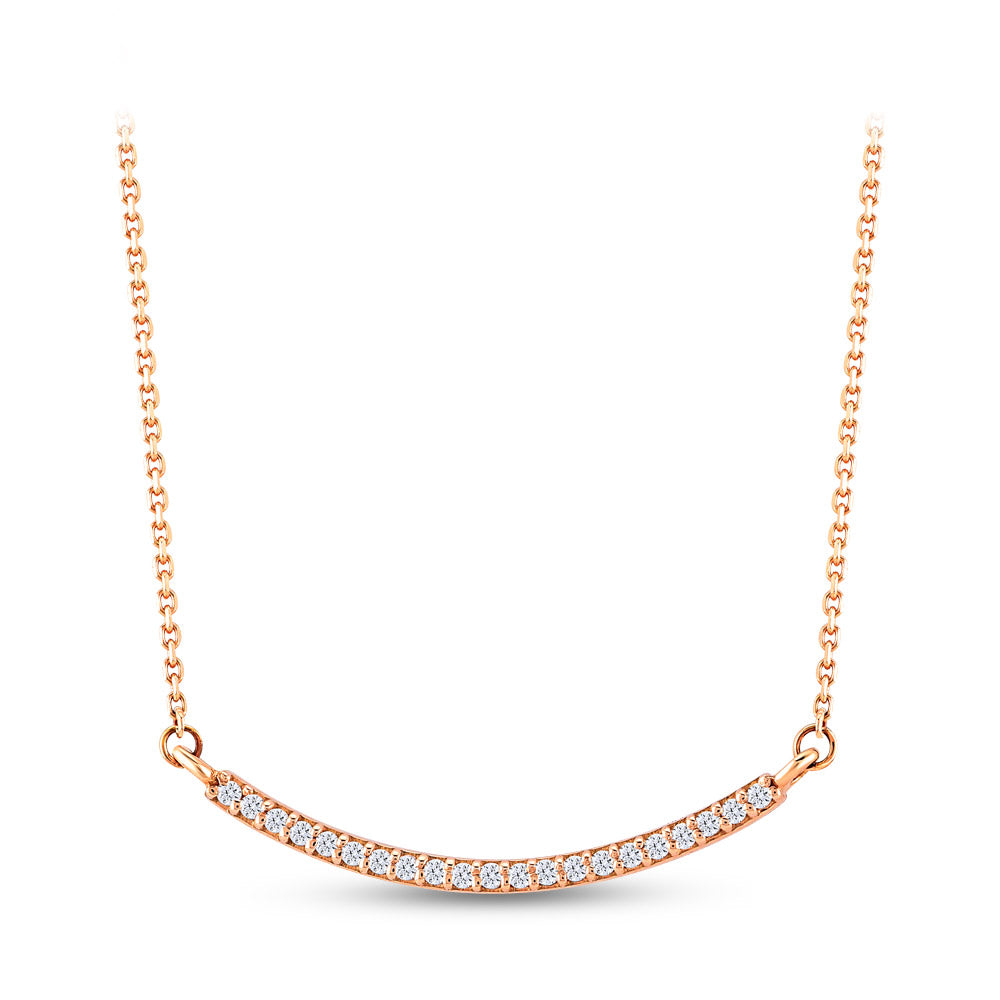 0.05 ct. Design Diamant Halskette