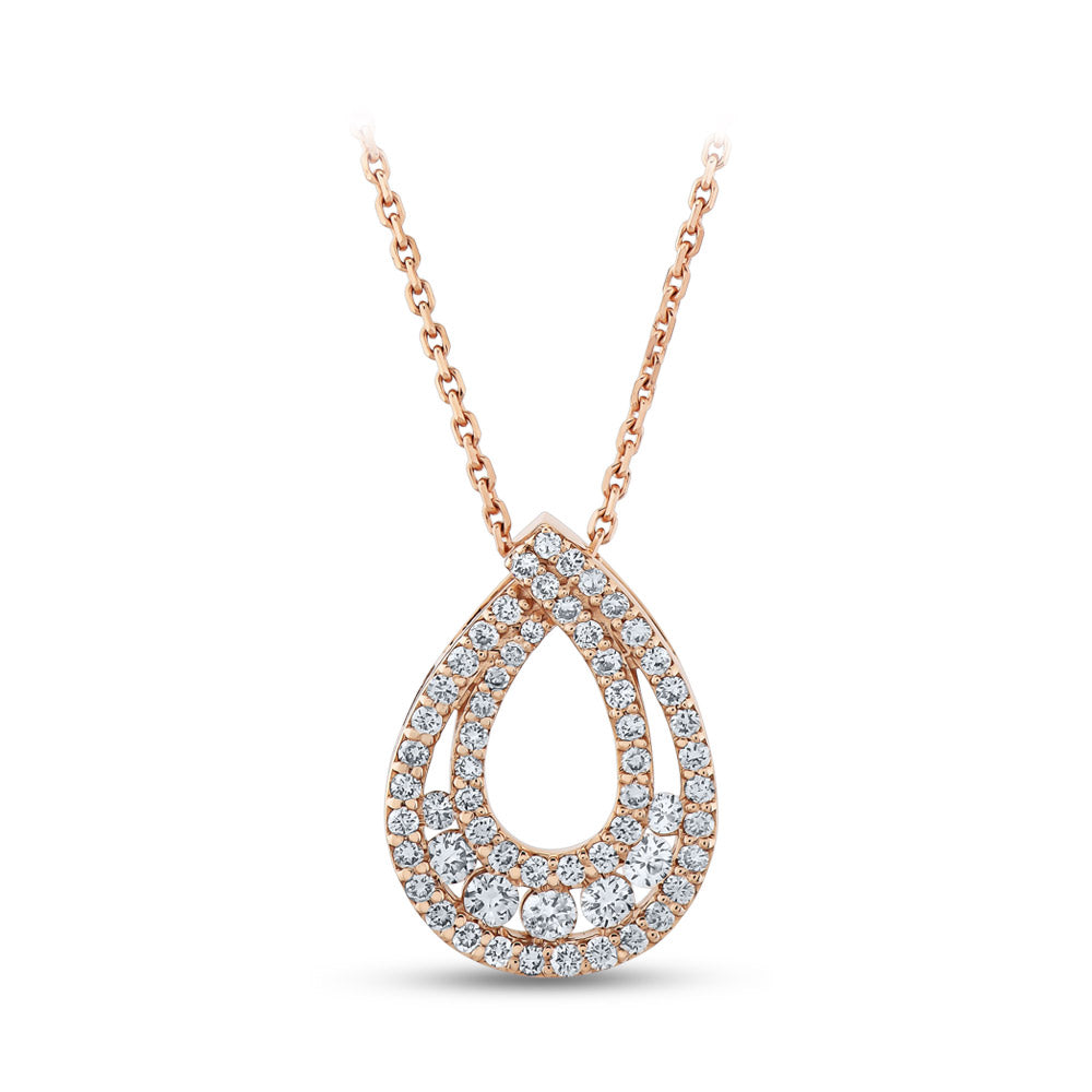 0.48 ct. Design Diamant Halskette