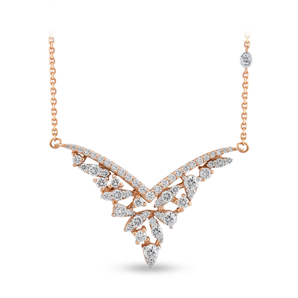 0.78 ct. Design Diamant Halskette