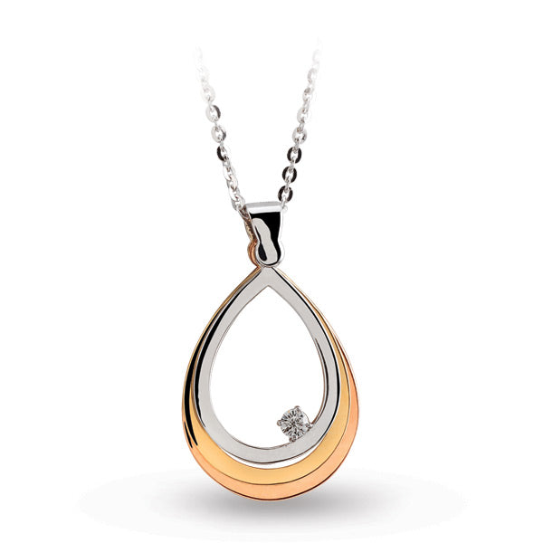 0.05 ct. Design Diamant Halskette