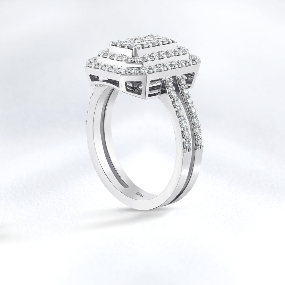 0.87 ct. Design Diamantring