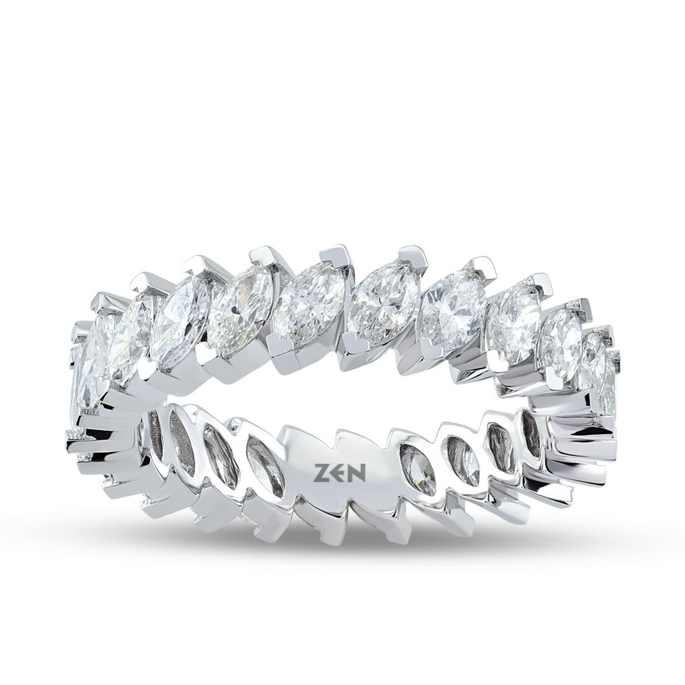 2.05 ct. Memoire Diamantring