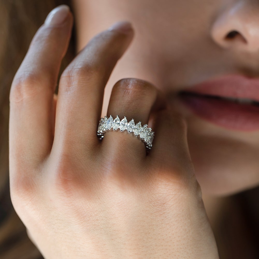 4.20 ct. Eternity Diamond Ring