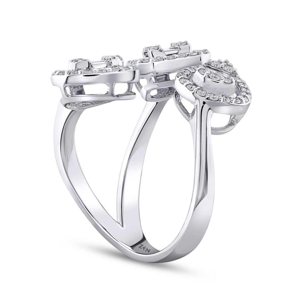 0.49 ct. Baguette Diamond Ring