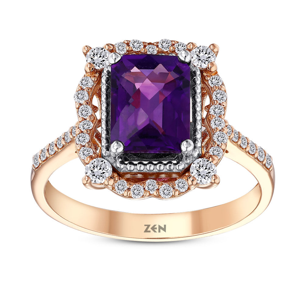 1.74 ct. Amethyst Ring