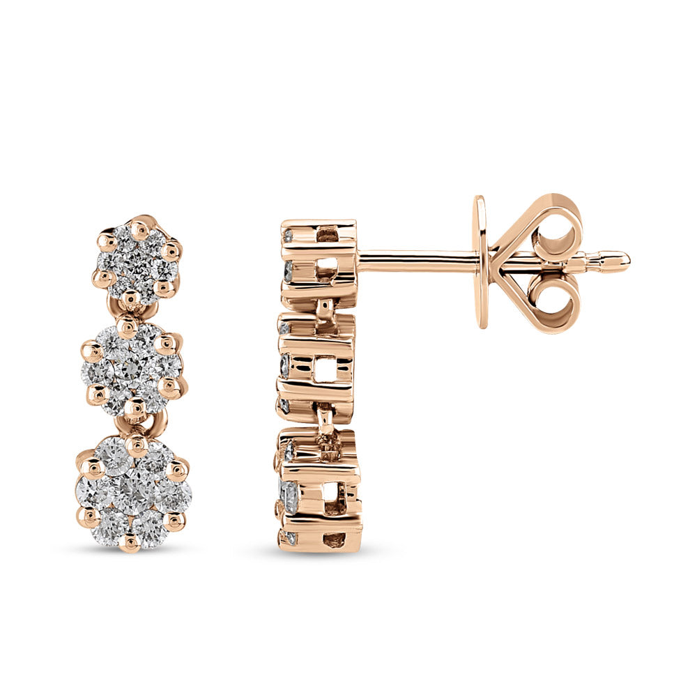 0.41 ct. Reina Diamant Ohrringe