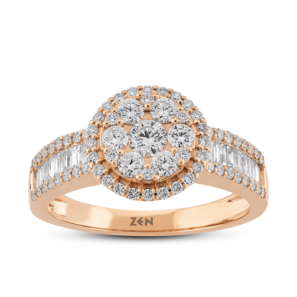 0.90 ct. Design Diamantring