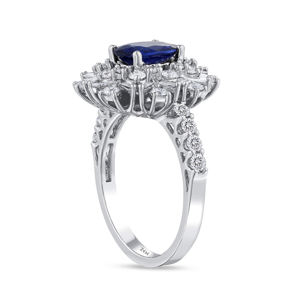 2.21 ct. Saphir Ring