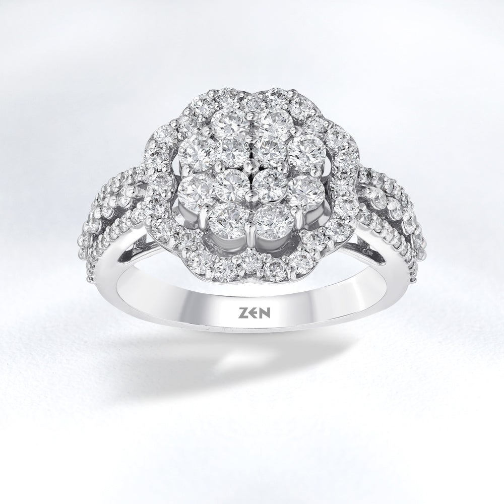 1.28 ct. Design Diamantring
