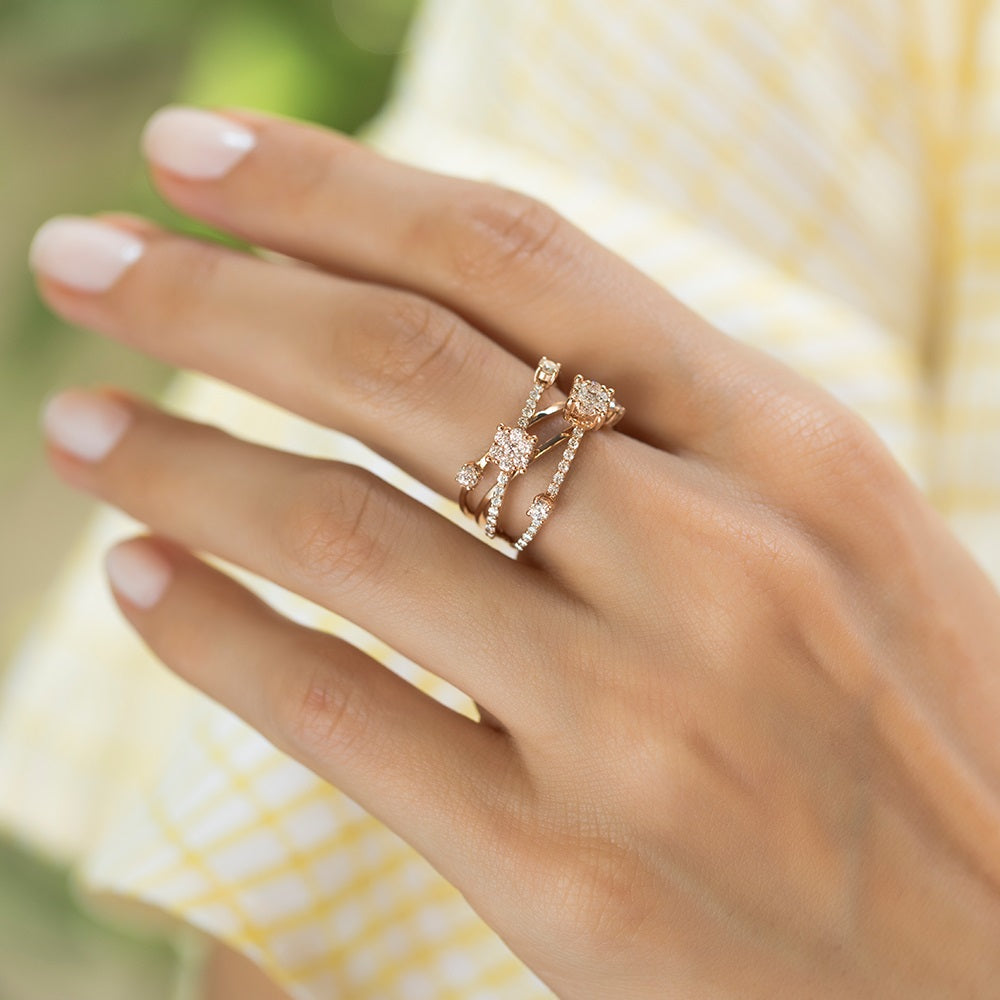 0.93 ct. Design Diamantring