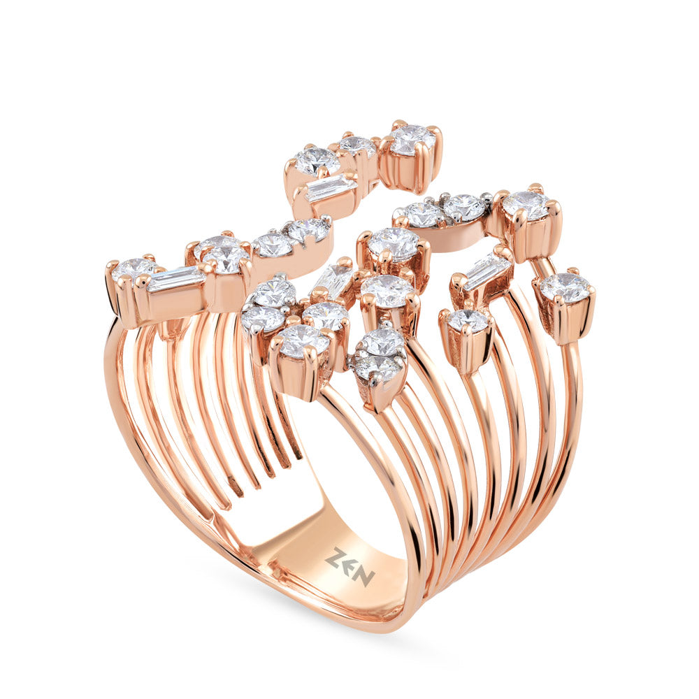 1.06 ct. Design Diamantring