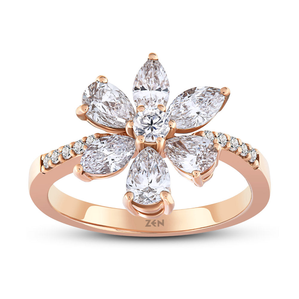 1.39 ct. Design Diamantring