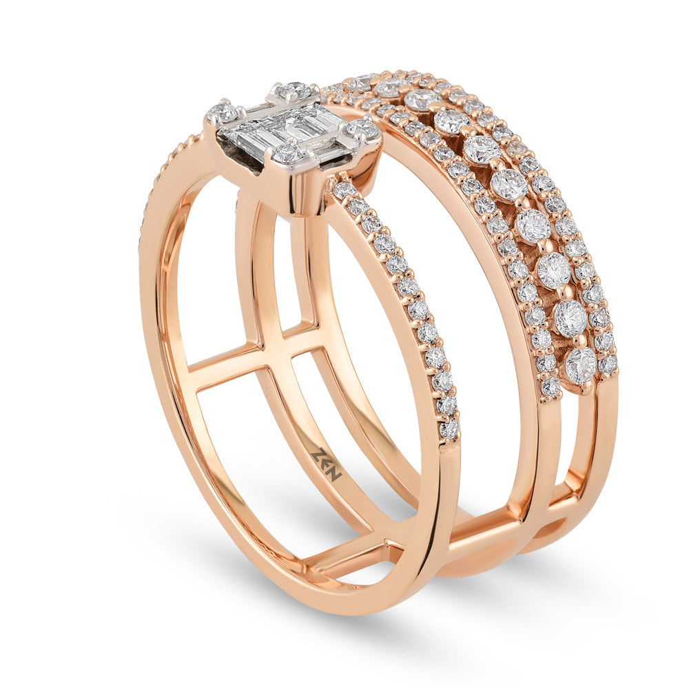 0.62 ct. Design Diamantring