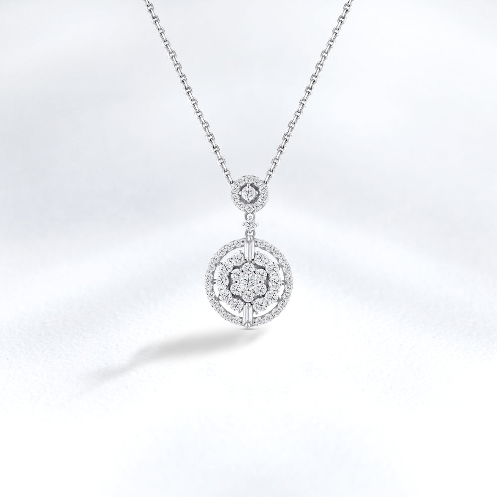 1.24 ct. Design Diamant Halskette