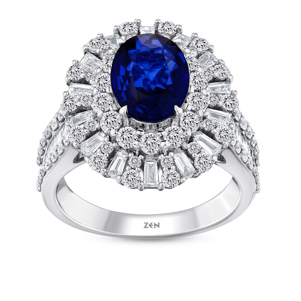 3.24 ct. Saphir Ring
