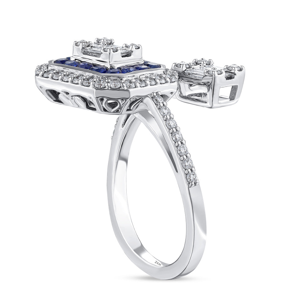 1.10 ct. Saphir Ring