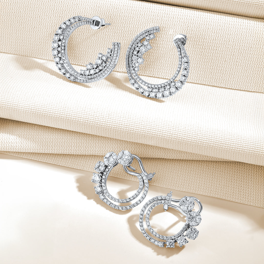1.86 ct. Design Diamant Ohrringe