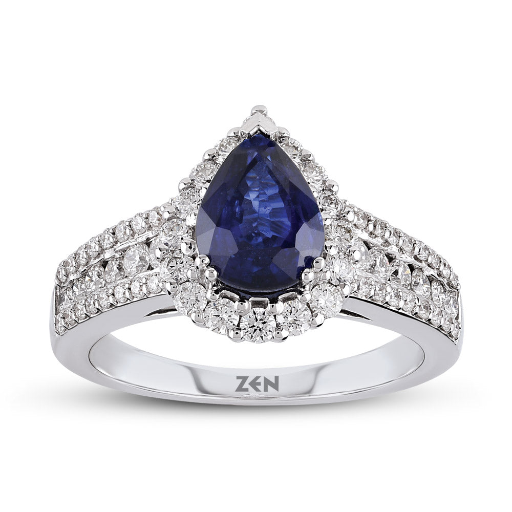 1.70 ct. Saphir Ring