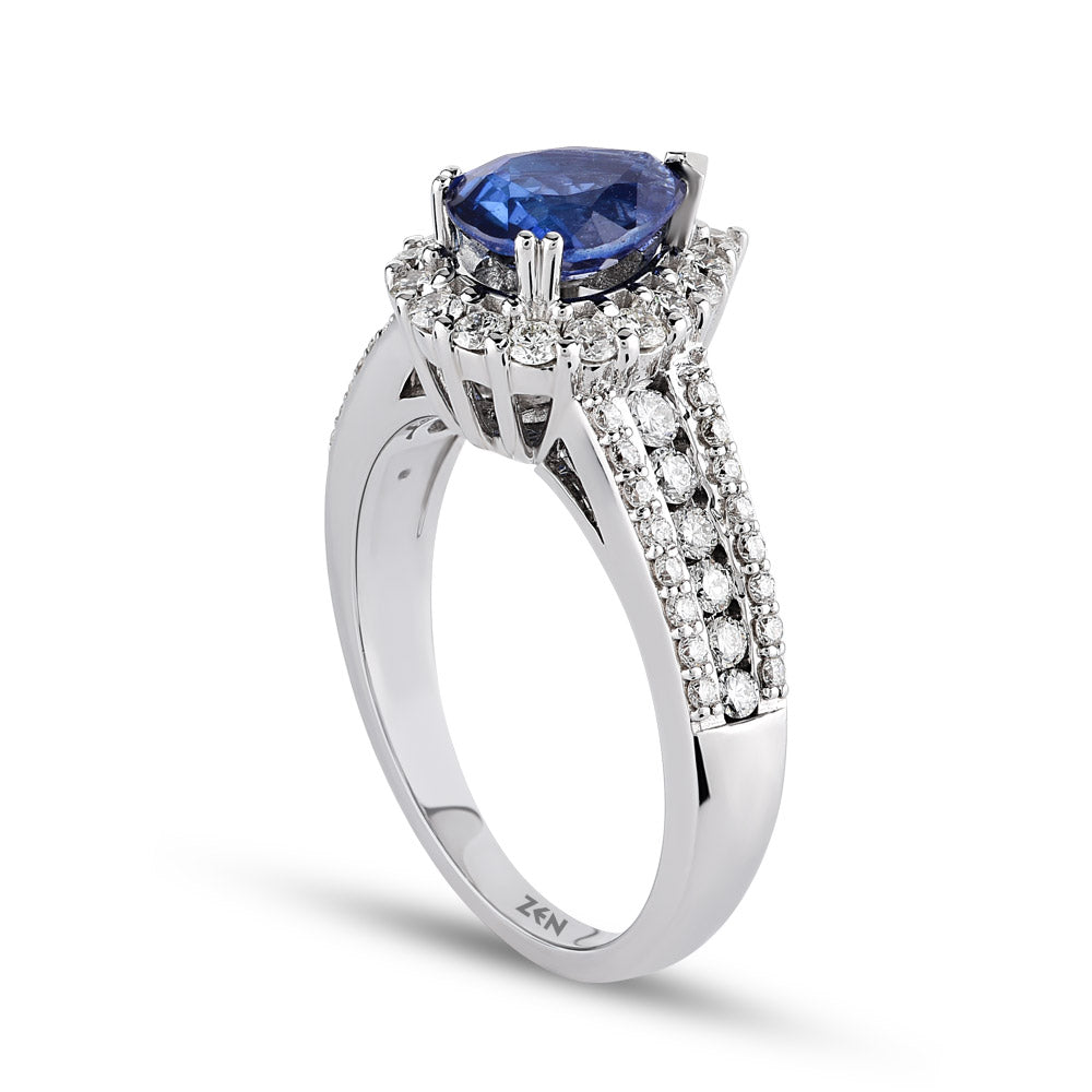 1.70 ct. Saphir Ring