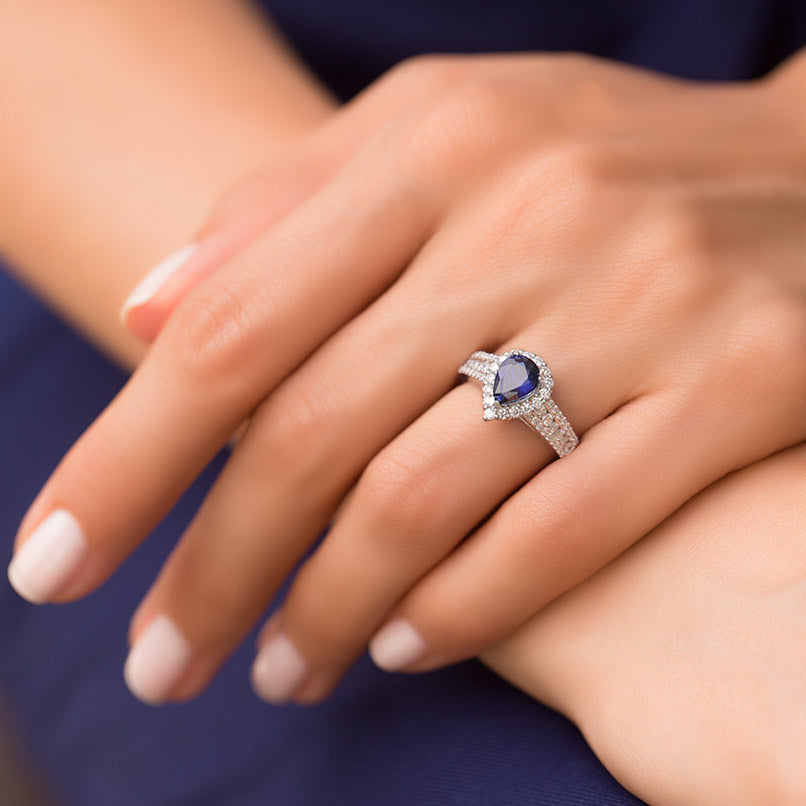 1.70 ct. Saphir Ring