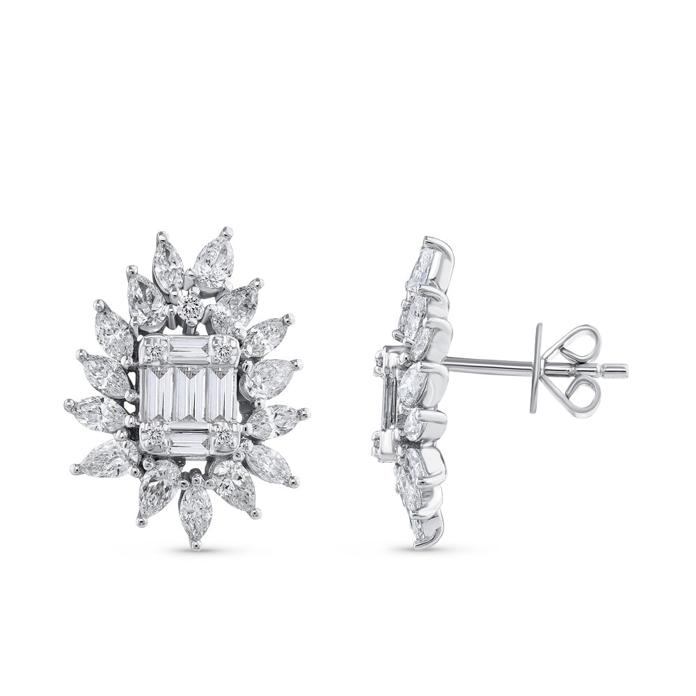 1.94 ct. Design Diamond Stud Earrings