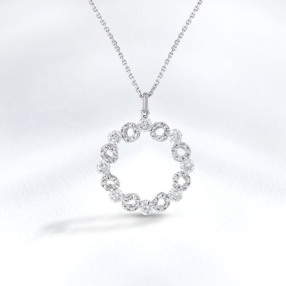 1.15 ct. Design Diamant Halskette