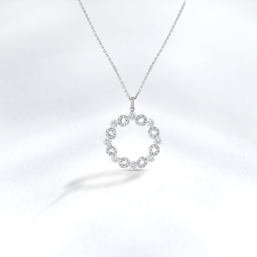 1.15 ct. Design Diamant Halskette