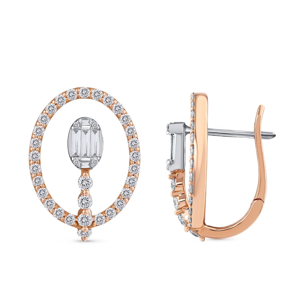 1.16 ct. Design Diamant Ohrringe