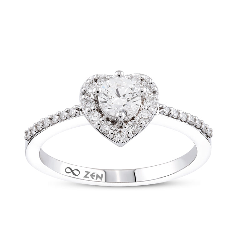 0.48 ct. Herz Diamantring