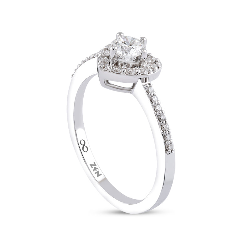 0.48 ct. Herz Diamantring