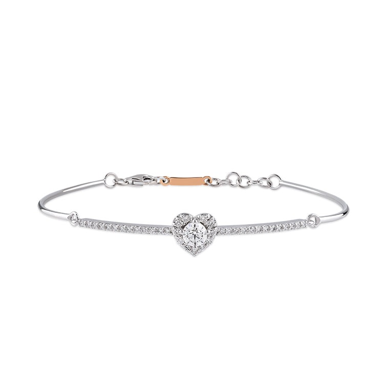0.65 ct. Herz Diamant Armband