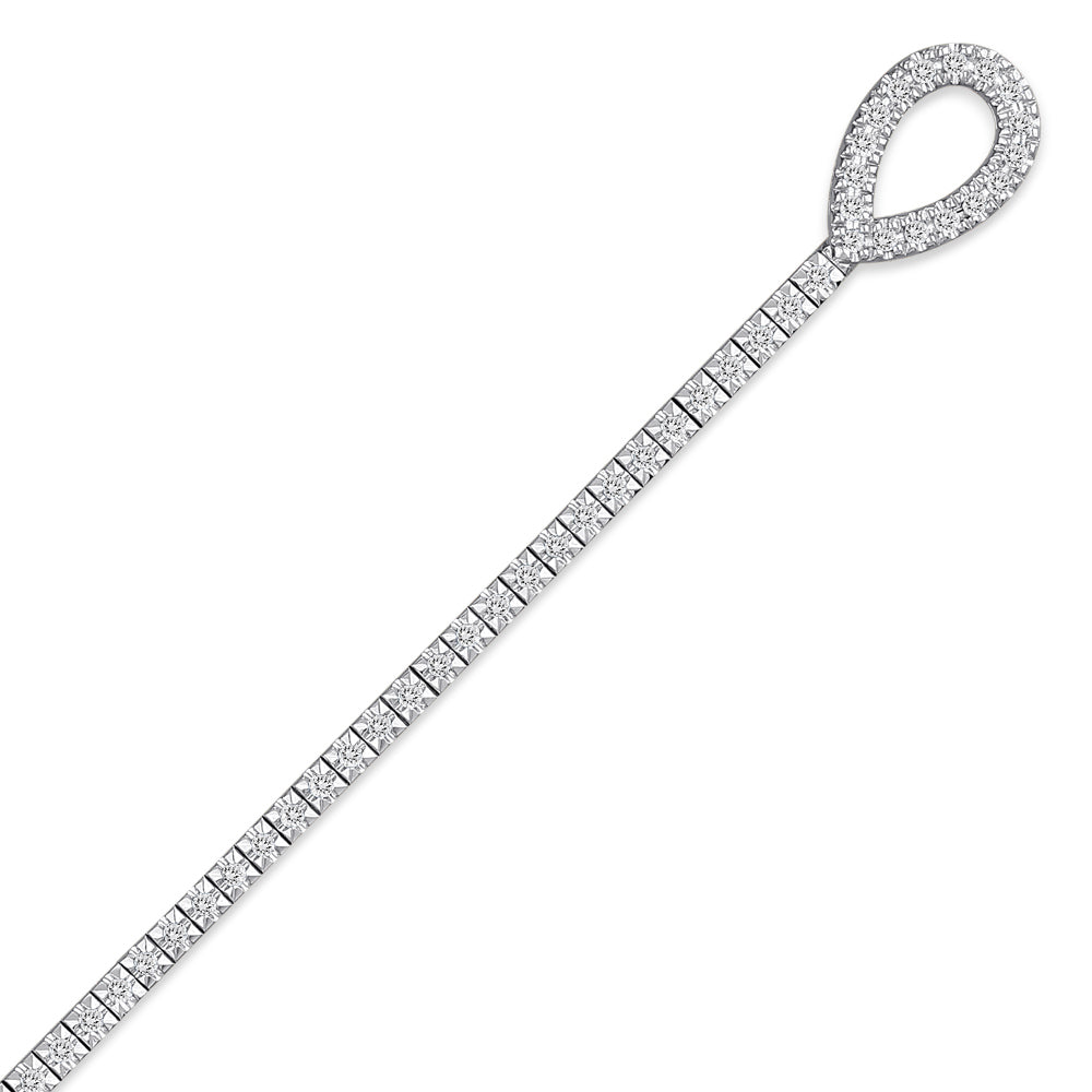 1.24 ct. Diamant Tennisarmband