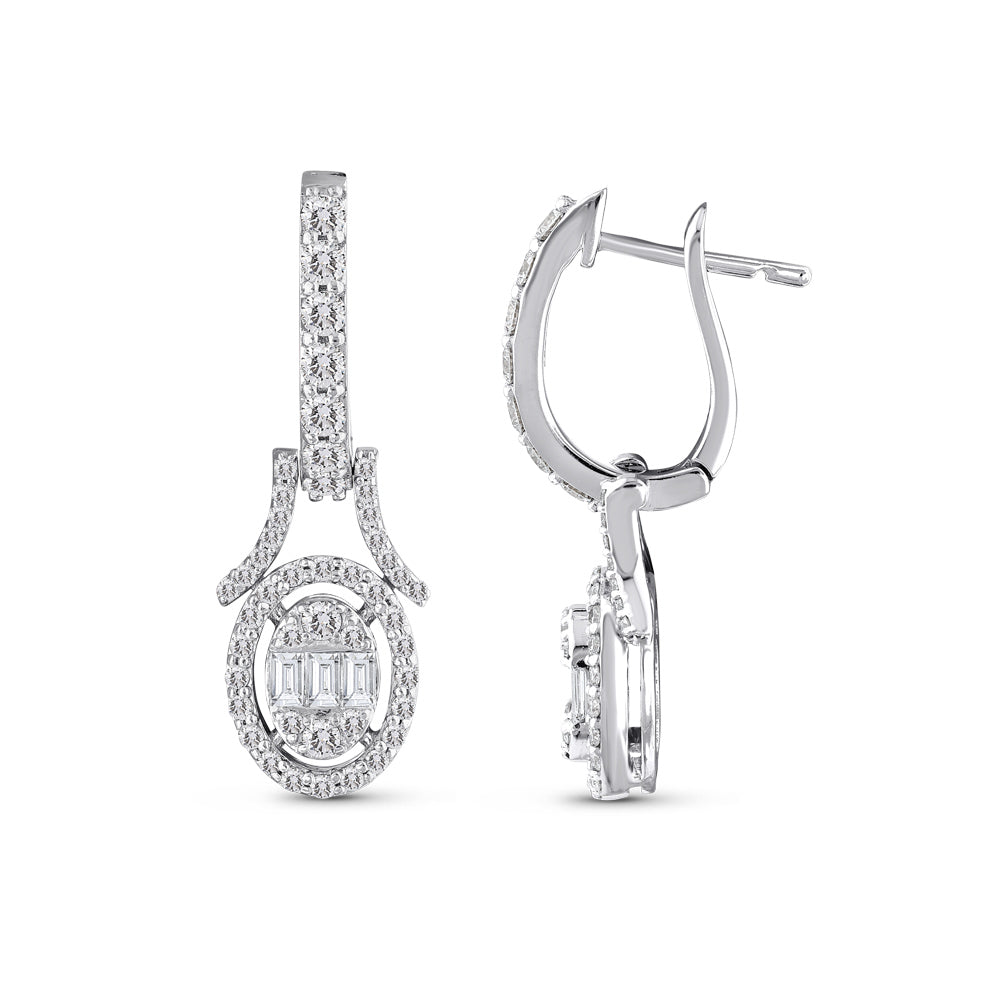 1.07 ct. Design Diamant Ohrringe