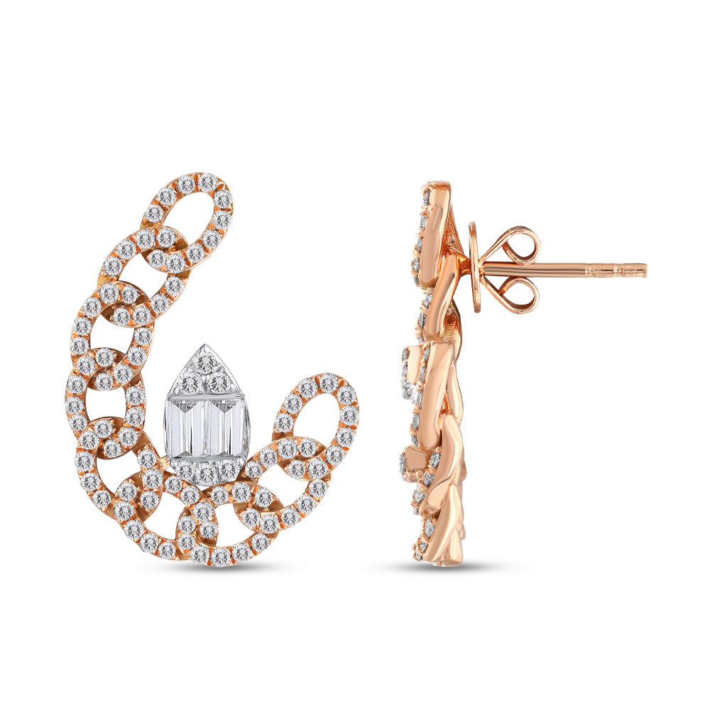 1.30 ct. Design Diamant Ohrringe