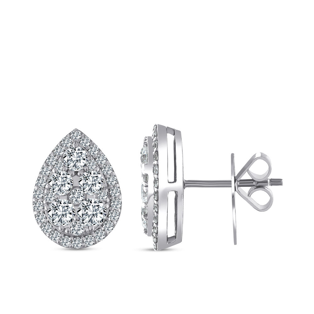 1.42 ct. Design Diamond Stud Earrings