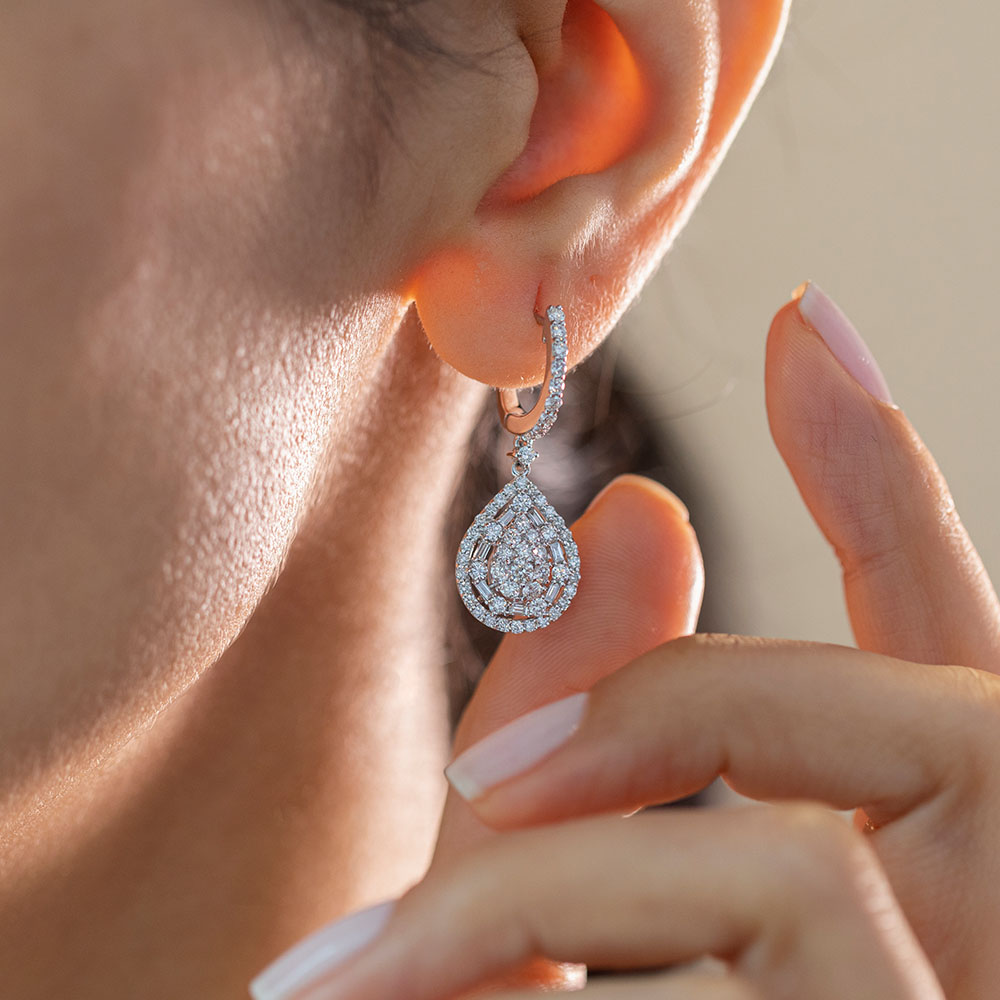 1.65 ct. Design Diamant Ohrringe