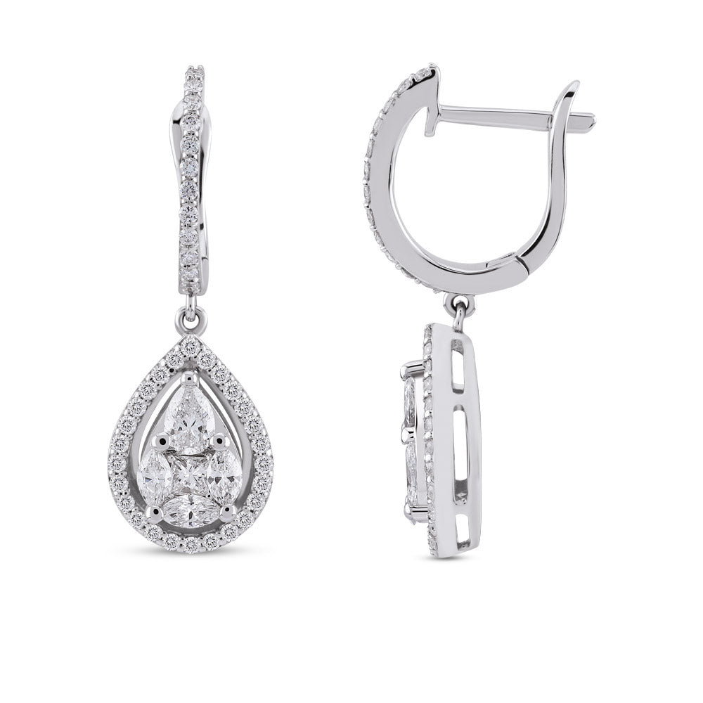 1.28 ct. Design Diamond Earrings