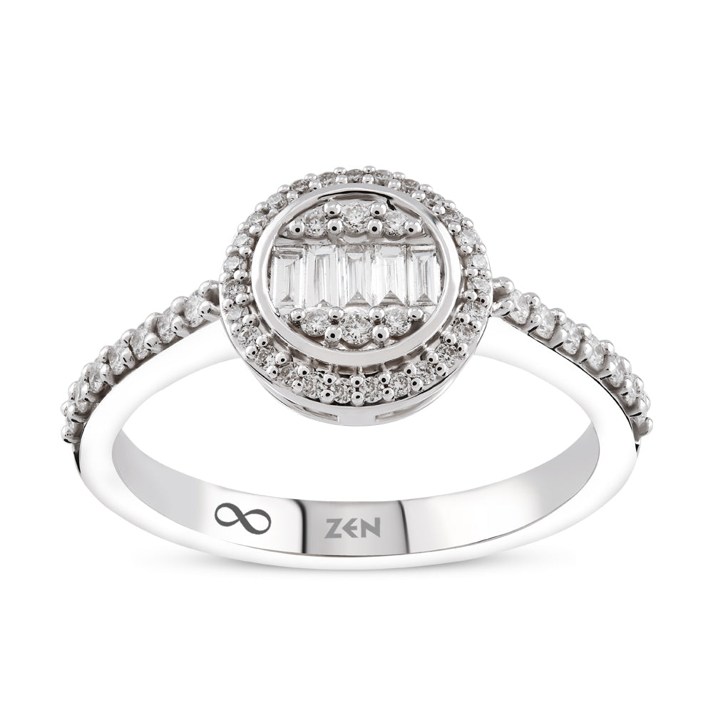 0.30 ct. Baguette Diamond Ring