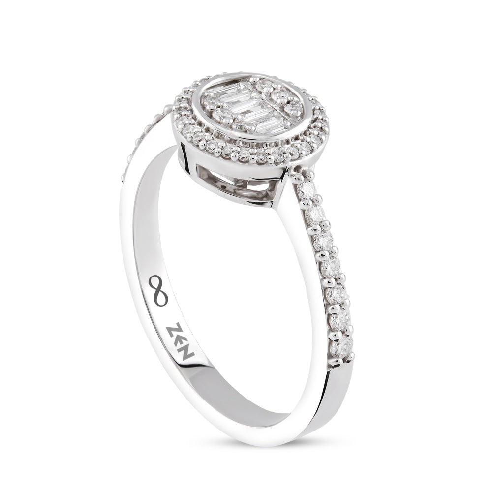 0.30 ct. Baguette Diamond Ring