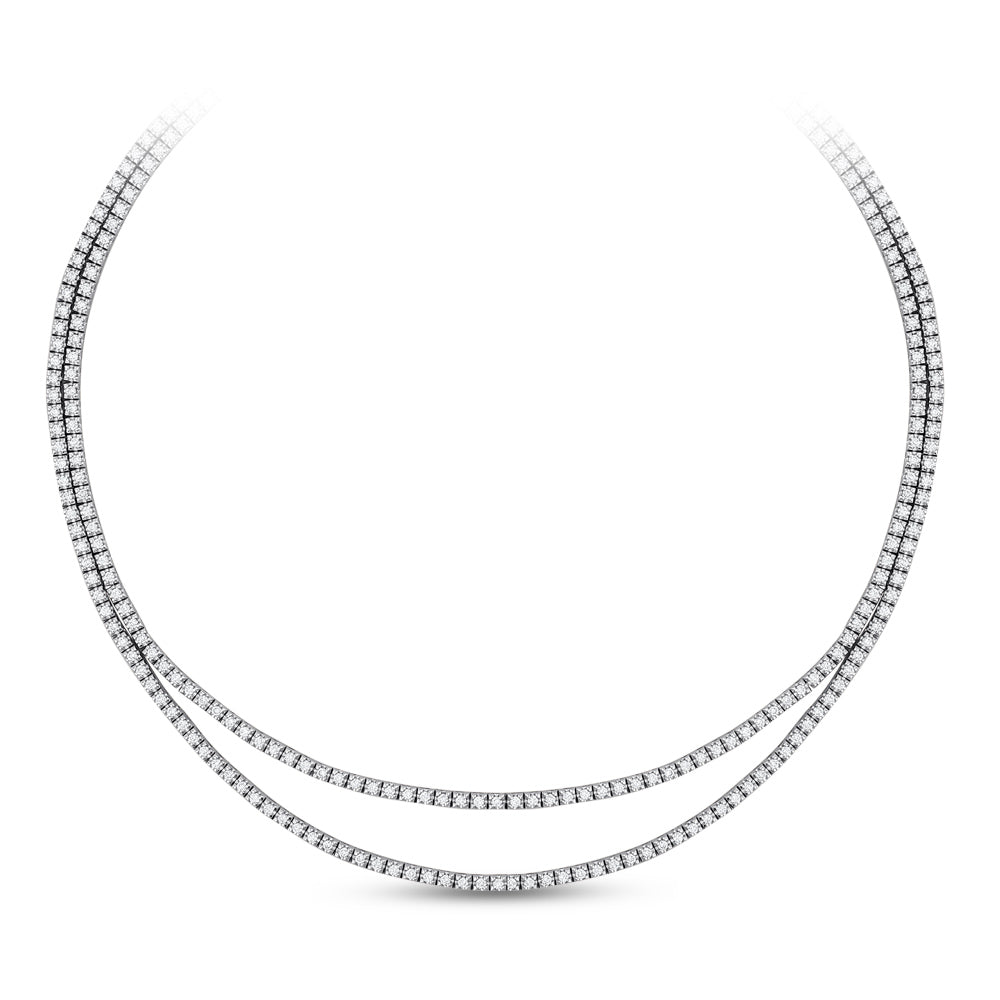 5.10 ct. Diamant Tennis Halskette
