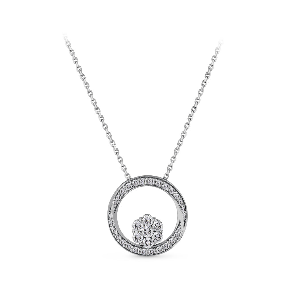 0.39 ct. Design Diamond Necklace