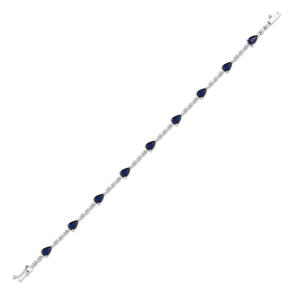 3.60 ct. Saphir Armband