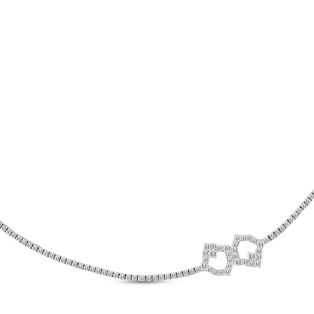 4.82 ct. Tulpen Diamant Halskette