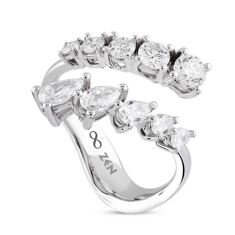 1.21 ct. Design Diamantring