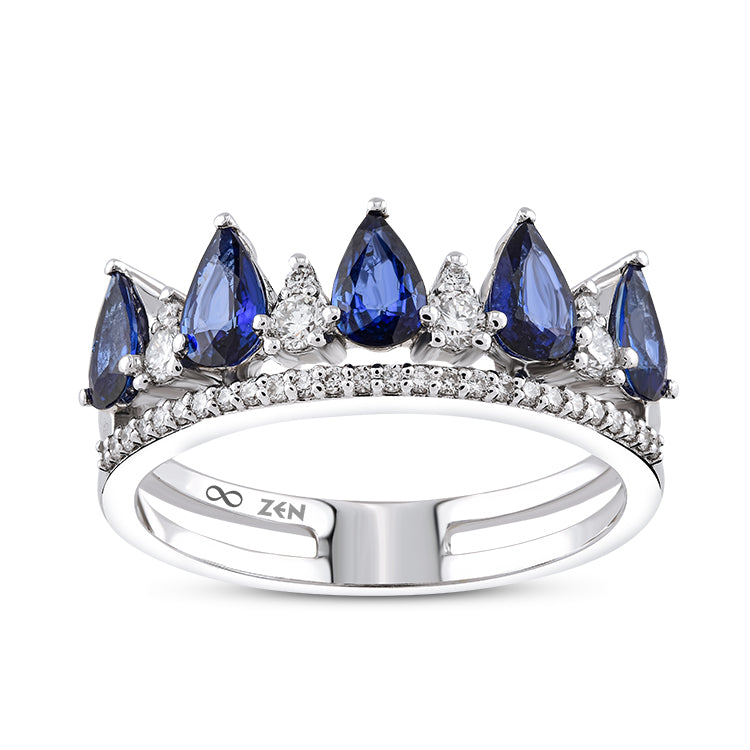 1.20 ct. Saphir Ring