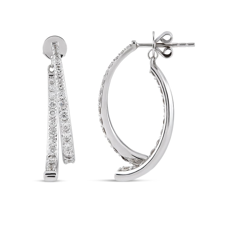 1.48 ct. Design Diamond Earrings